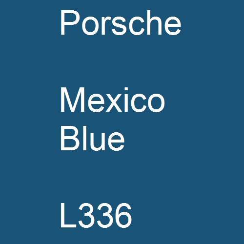 Porsche, Mexico Blue, L336.